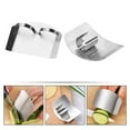 thumbnail image 3 of SWETRACE 4Ud Protectores De Dedo Metálicos Para Cortar Alimentos Con Protección Segura Y Uso Compacto, 3 of 8