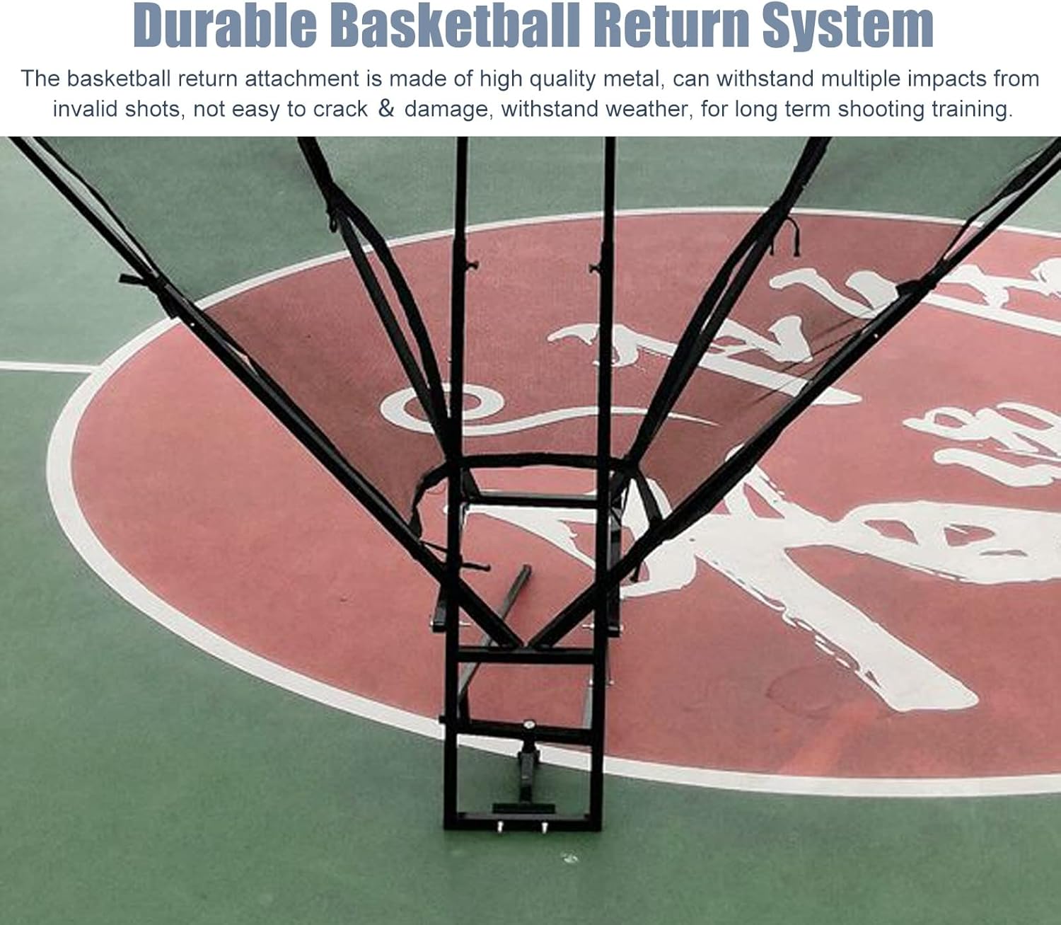 Gamvdout Basketball Hoop Returner Basketball Shot Return Apparatus Basketball Shot Returner Basketball Shooting Trainer for Hoop  Indoor Outdoor Basketball Return/Basketball Rebounder Shot Returner