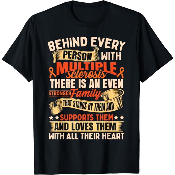 MS Multiple Sclerosis Support T-Shirt mens t shirt，black，women，funny，misfits，men，journey，t-shirt