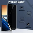 thumbnail image 5 of GIROUETTE [5 Packs] Privacy Screen Protector For Samsung Galaxy S23,Galaxy S23+,Galaxy S23 Ultra,  Fingerprint Unlock,Anti-Spy,Anti-fingerprint, 5 of 9