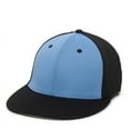 thumbnail image 4 of OC Sports TGS1930X Proflex Bamboo Charcoal Flat Visor Cap - Columbia Blue Black, 4 of 8