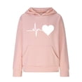 thumbnail image 4 of YunPes Girls' Sweatshirts Winter Retro Print Sweatshirts for Teenagers Long Sleeves Cute Sweatshirts Jacket, 4 of 8