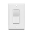 thumbnail image 1 of TOPGREENER Kalide Dimmer Light Switch, LED Dimmer Switch, Full Range Dimming, Single Pole/3-Way, 120VAC, 60Hz, 300W LED/CFL, Neutral Wire Not Required, Wall Plate Included, White, 1 of 5