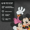 thumbnail image 4 of Men's Mickey & Friends Disney Squad Group Shot  Graphic Tee Charcoal Heather Medium, 4 of 10