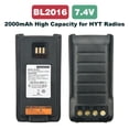 thumbnail image 2 of 7.4V 2000mAh BL2016 Li-ion Battery for HYT PD98X PD980 PD982 PD985B PD985U Two Way Radios Replacement Li-ion Battery, 2 of 8