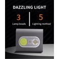 thumbnail image 2 of Jinsinto Clip on Running Light, 2000 Lumens LED Jogging Safety Light with Strong Magnetic Clip, 2 of 5