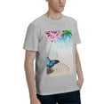 thumbnail image 2 of Bingfone Butterfly In Blossoms Zen Men'S Loose Fit Short-Sleeve Pocket T-Shirt, 2 of 7