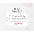 thumbnail image 4 of Inkdotpot 30 Books For Baby Shower Request Cards Bring A Book Instead Of A Card Raccoon Jungle Animals Gender Neutral Baby Shower Invitations Inserts Games, 4 of 6