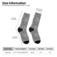 thumbnail image 2 of Balery Black Leopard Calcetas Largas con Estampado para Hombre y Mujer – Suaves y Transpirables, Talla Única (US 5-11), 2 of 6