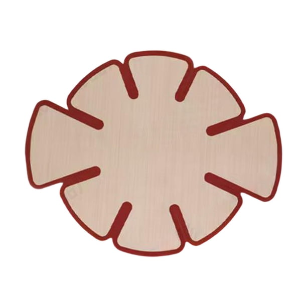 Tapete de silicona para hornear, bandeja para hornear, resistente a altas temperaturas, 0,4 mm de grosor, tapete resistente para repostería, Rojo