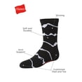 thumbnail image 6 of Hanes Originals Boys' Crew Socks, 3-Pack, Sizes M-L, 6 of 6