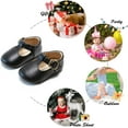 thumbnail image 5 of Soft Sole Leather Baby Shoes - Infant Baby Walking Shoes Moccasinss Rubber Sole Crib Shoes, 5 of 7