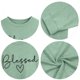 thumbnail image 5 of Sudadera UNIQUEONE Blessed para mujer con estampado de letras, 5 of 6