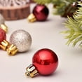thumbnail image 4 of 99 bolas de árbol inastillables de decoración navideña, decoraciones de temporada para fiestas coloridas, 4 of 5
