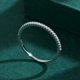 thumbnail image 2 of Elegant 925 Sterling Silver Zircon Band Ring for Women - Perfect for Weddings and Gifts, 2 of 5