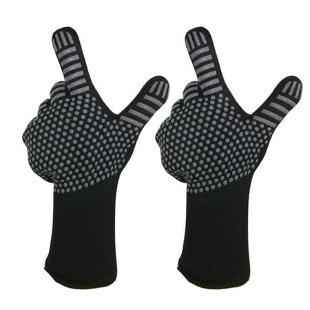 

Grandest Birch 500/800 Degree Celsius Dots Print Anti Slip Heat Insulation Microwave Gloves Non Slip Anti Scald Dots Print Gloves
