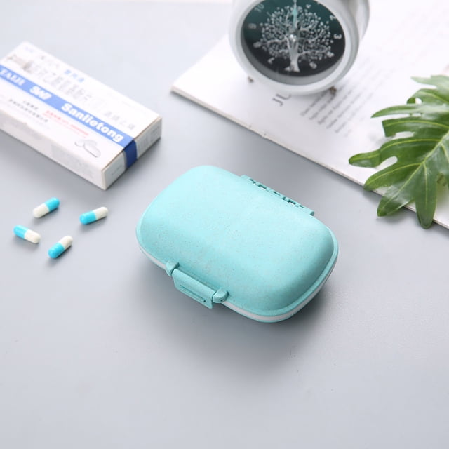Vaidha Multifunctional Storage Box, Portable 8-cell Box, Compact And Convenient, One Week Box