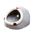 thumbnail image 2 of Cama grande para gatos, casa para mascotas con juguete colgante, cama para dormir para perros, perrera inferior antideslizante Perezoso M Yuyangstore Camas para gatos, 2 of 8