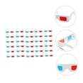 thumbnail image 4 of ifundom 30Pcs Disposable 3D Glasses White Cardboard Anaglyph Style for Visual Entertainment, 4 of 8