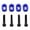 Blue, variant on 4Pcs Motor Base Set Reinforcement for TRAXXAS 1/5 X-Maxx RC Trucks Durable Aluminum Alloy 7075, Easy Replacement