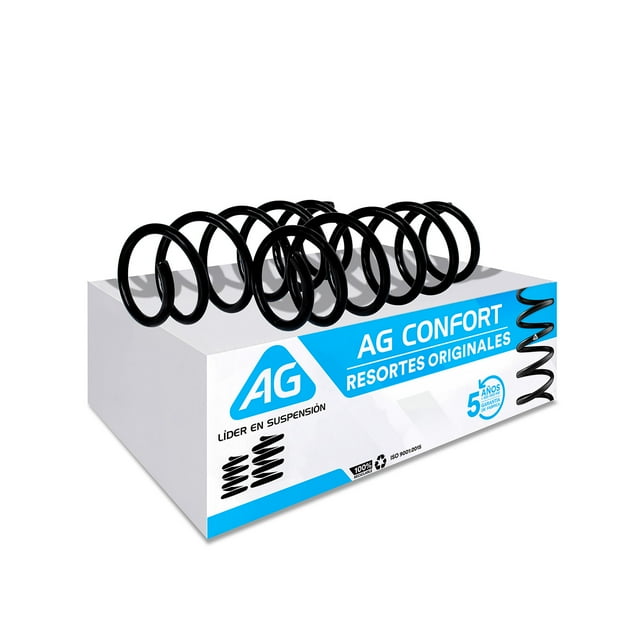 Resortes AG para Auto Delanteros para Ford Transit Courier 2021 a 2022 2 Piezas Nuevos