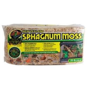 Zoo Med New Zealand Sphagnum Moss Terrarium Substrate, 80 Cu In