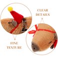 thumbnail image 3 of Llavero con colgante de conejillo de indias, colgante de conejillo de indias de peluche, mochila, colgante de conejillo de indias, adorno para bolso de peluche, 3 of 7
