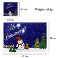 thumbnail image 3 of Christmas Placemats Felt Washable: 6PCS Table Mats with 6PCS Holiday Coasters, 3 of 9