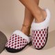 thumbnail image 5 of Zapatos con forro polar para mujer zapatillas de espuma viscoelástica con soporte para arco cómodo regalo de Navidad, 5 of 8