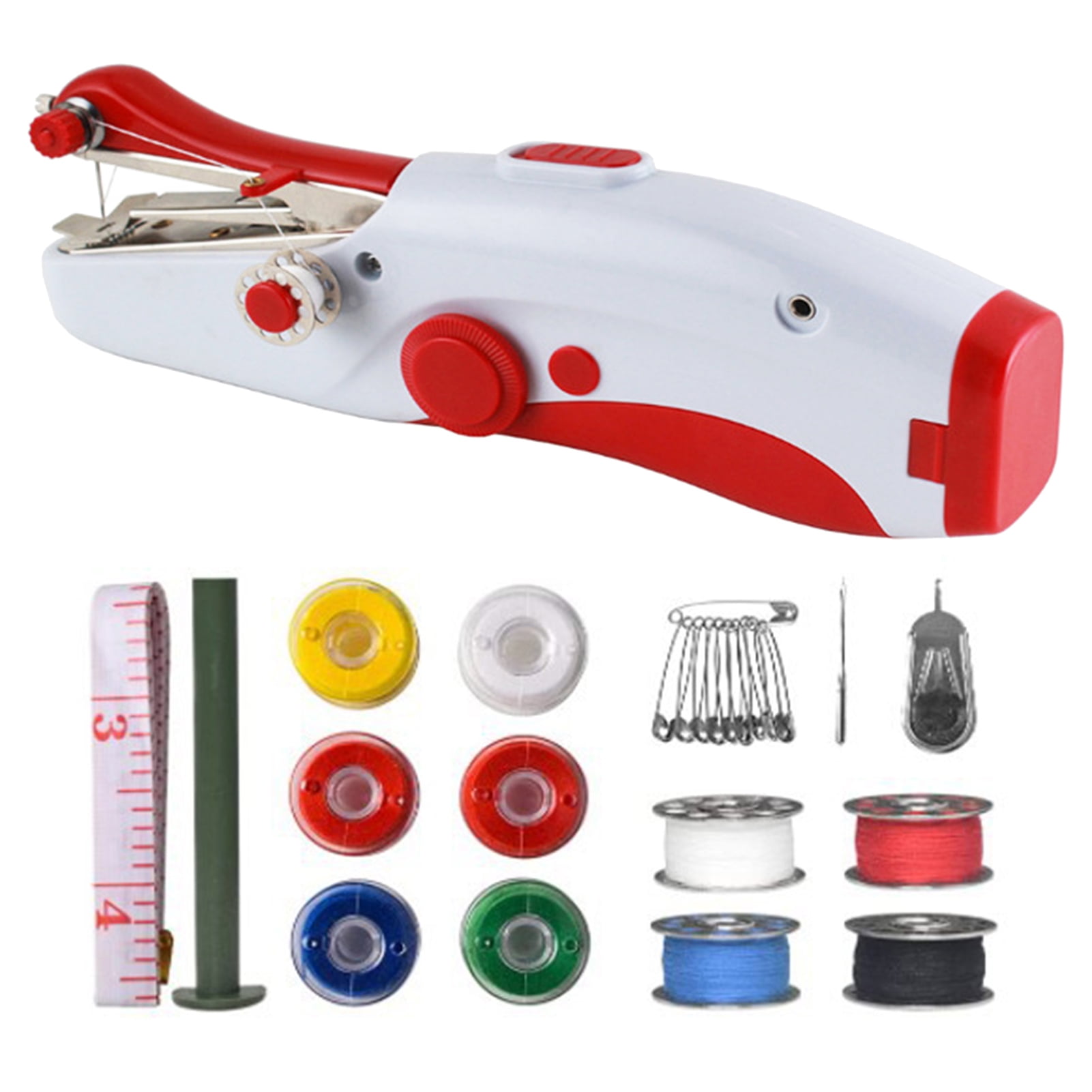 Biplut 1 Set Sewing Machine Portable Cordless ABS Automatic Moving