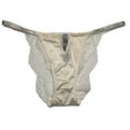 thumbnail image 2 of Victoria's Secret Micro Lace Shine Strap Cheekini/Cheeky Panty Coconut White Size X-Large NWT, 2 of 4