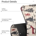 thumbnail image 4 of Yayeee Faucet Mat for Kitchen Sink 30" Diatomite Long Splash Guard Pad, Red Deer, 2 Pack, 4 of 7