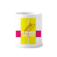 thumbnail image 1 of Juego como equilibrio dicta Cepillo de dientes titular de la pluma Mug de ceramica blanca taza 350ml, 1 of 2