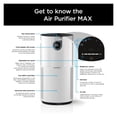thumbnail image 3 of Air Purifier ,with HEPA, IQ, Odor Lock, Cleans up to 500 Sq. Ft, Charcoal Grey, HP100 , High-Efficiency, 3 of 8