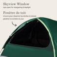 thumbnail image 2 of Coleman Stardome 4-Person Dark Room Camping Tent for Family Camping, Blocks 90% Sunlight, Easy 5-Minute Setup, Built-in LED Lighting, Night Forest Green, 2 of 6