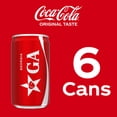 thumbnail image 5 of Coca-Cola Soda Pop Mini Cans, 7.5 fl oz, 6 Pack, 5 of 19
