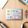 thumbnail image 2 of 100PCS Cute Preppy Stickers Pink Motivational Vinyl Waterproof Stickers for Laptop Bumper Water Bottles Computer Phone Hard Hat Car Inspirational Decals for Adults Women Kids Teen Girls, 2 of 8