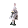 thumbnail image 4 of Estatua de conejo de Pascua lindo adorno de ornamias de Pascua linda figura de conejo de dibujos animados para festival de sala de estar de escritorio Estilo B, 4 of 8