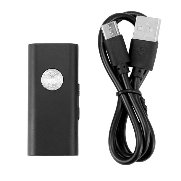 Adaptador Receptor Bluetooth Portátil Adaptador Bluetooth Lavalier para Altavoces de Coche Receptor de Audio Adaptador Bluetooth 5.0