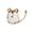 E, variant on Cute Animal Linen Catnip Toy with Built-In Crinkle Paper, Durable Bite-Resistant Stuffed Cat Kicker Toy, Soft Chew Toy for Teeth Cleaning, Boredom Relief & Interactive Play for Indoor Cats