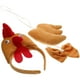 thumbnail image 5 of 1 juego de disfraz de pollo de Pascua, diadema de pollo, corbata, corbata, cosplay de pollo accesorio, 5 of 6