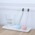 thumbnail image 6 of Rectangular Ceramic Tray Plate White Porcelain Mouthwash Cup Bathroom Living Storage, 6 of 6