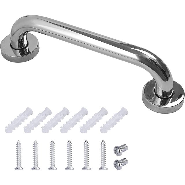 Barra de apoyo de acero inoxidable CHAO para inodoro baño bañera 25 cm
