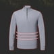 thumbnail image 4 of pstuiky camisas de manga larga para hombre, Suéter informal de moda para hombre, con cuello alto, media cremallera, elástico, capa base, tejido de manga larga Tops de hombre m, 4 of 7