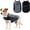 Grey, variant on Reflective Small Dog Harness Vest Removable Spikes Anti Predator Protection Breathable