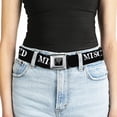 thumbnail image 5 of The Wizarding World of Harry Potter Belt, Seatbelt Buckle Belt, Harry Potter Mischief Managed Black White, Youth 22 to 32 Inches, 5 of 9