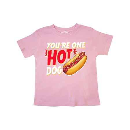

Inktastic You re One Hot Dog White Gift Toddler Boy or Toddler Girl T-Shirt