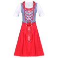 thumbnail image 2 of Disfraces de Halloween 2024 S-3XL Disfraz tradicional alemán de Oktoberfest Disfraz nacional de los Alpes Uniforme de actuación para festivales para mujer, 2 of 5