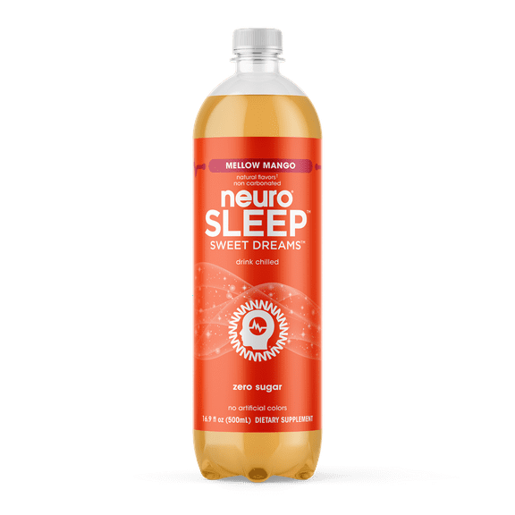 neuroSLEEP, Mellow Mango, Restful Sleep Beverage, 16.9oz (12 Pack)