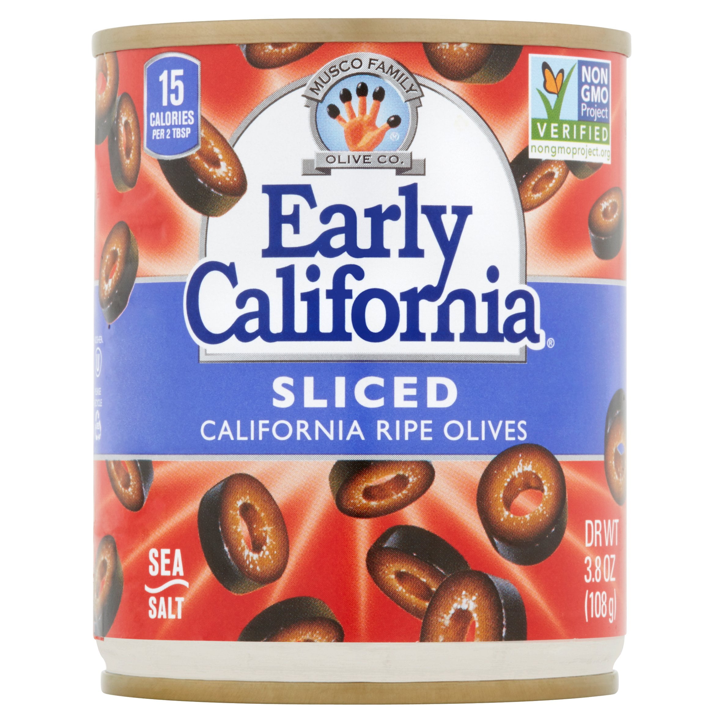 Early California Sliced California Ripe Olives, 3.8 oz by Musco Family Olive Co.